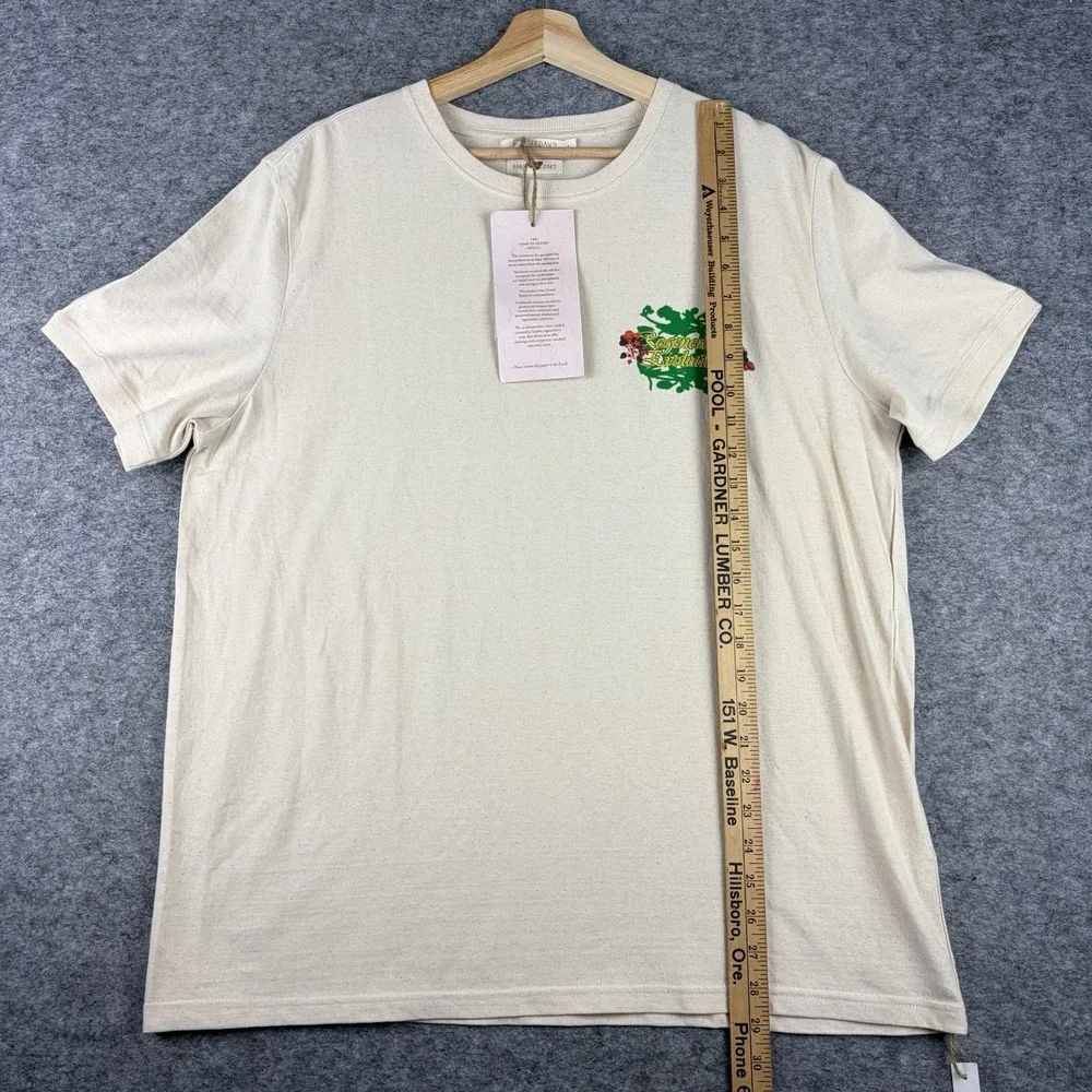 Christy Dawn The Seed Short Sleeve Graphic Tee Shirt Large 100% Cotton New